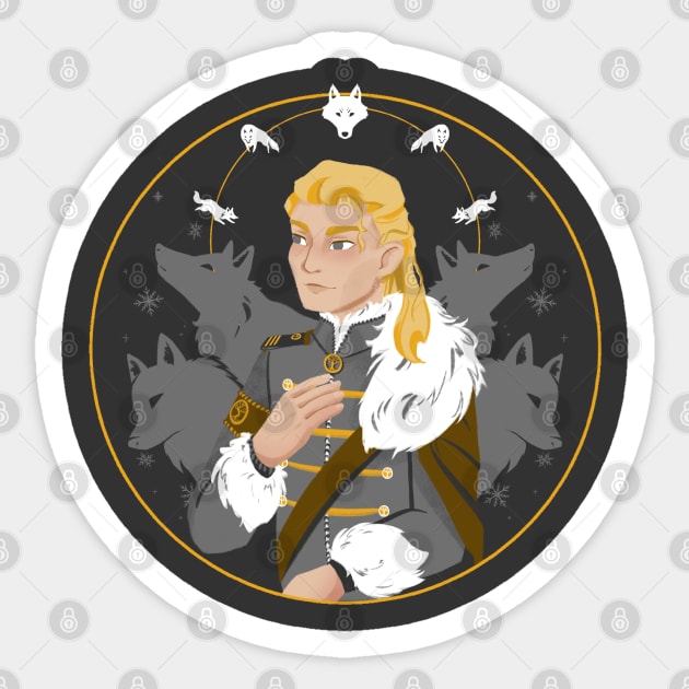 Matthias Helvar Sticker by HeIene